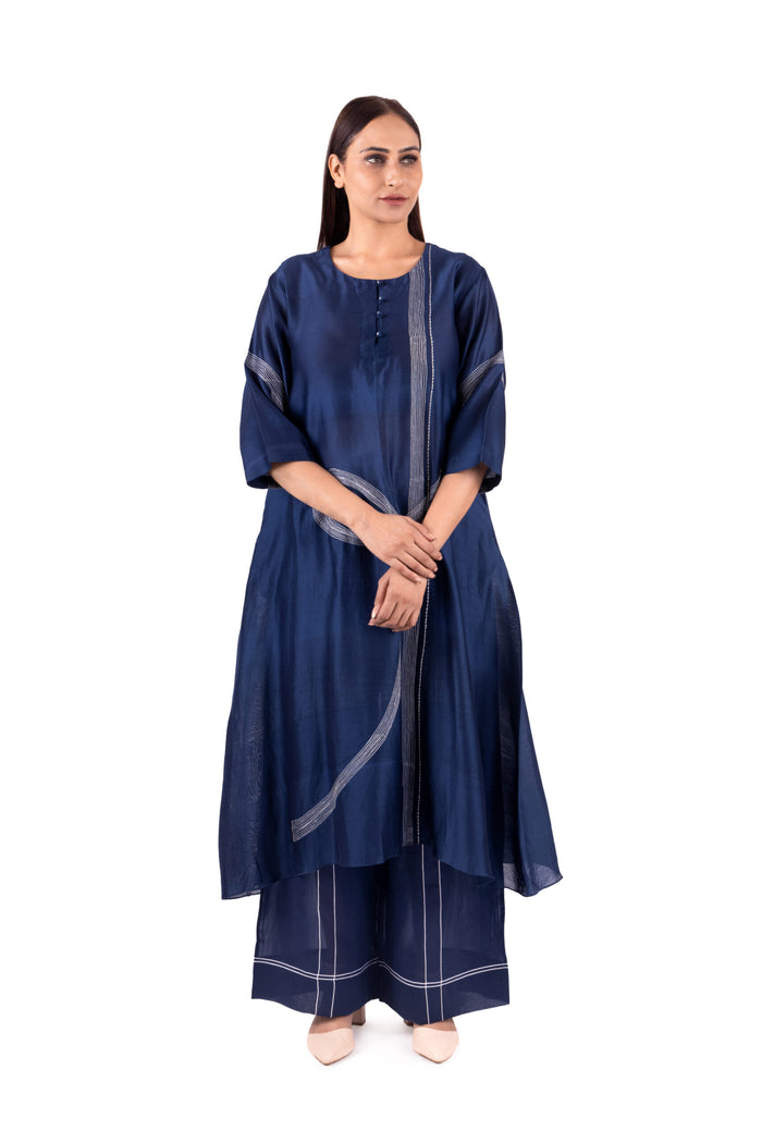 Khat Pantone Embroidery Dress Co-ord