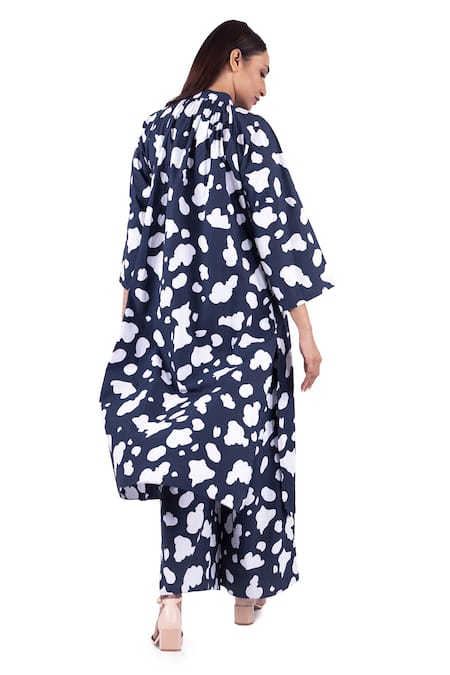 IRIS Print Gather’s Neck Dress Co-ord