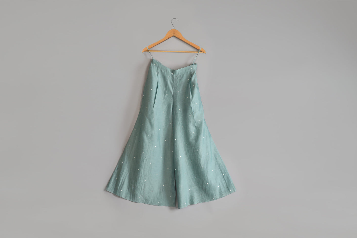 Topaz Green Chanderi Bottom