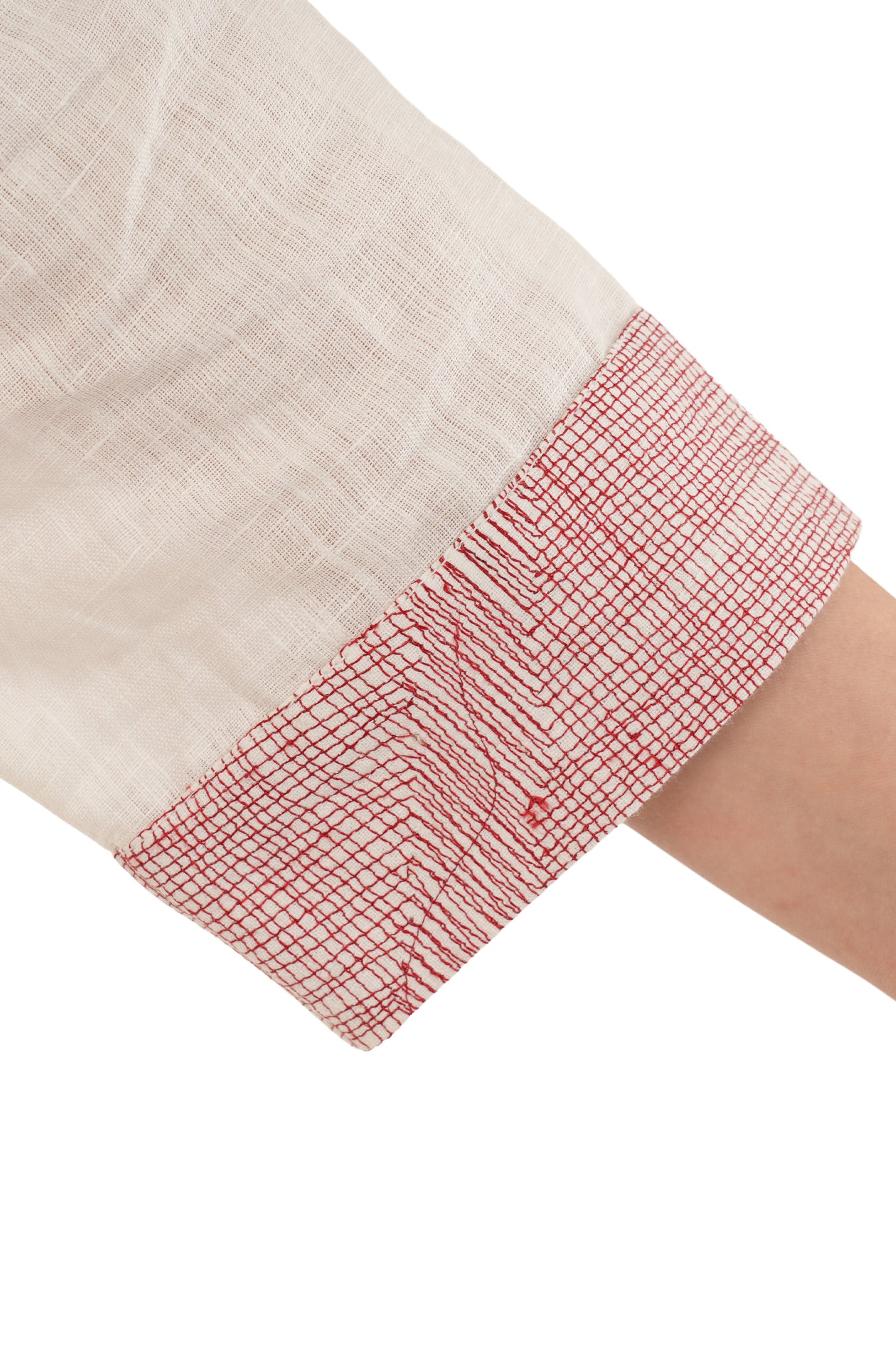 Rough Embroidery Linen Dress