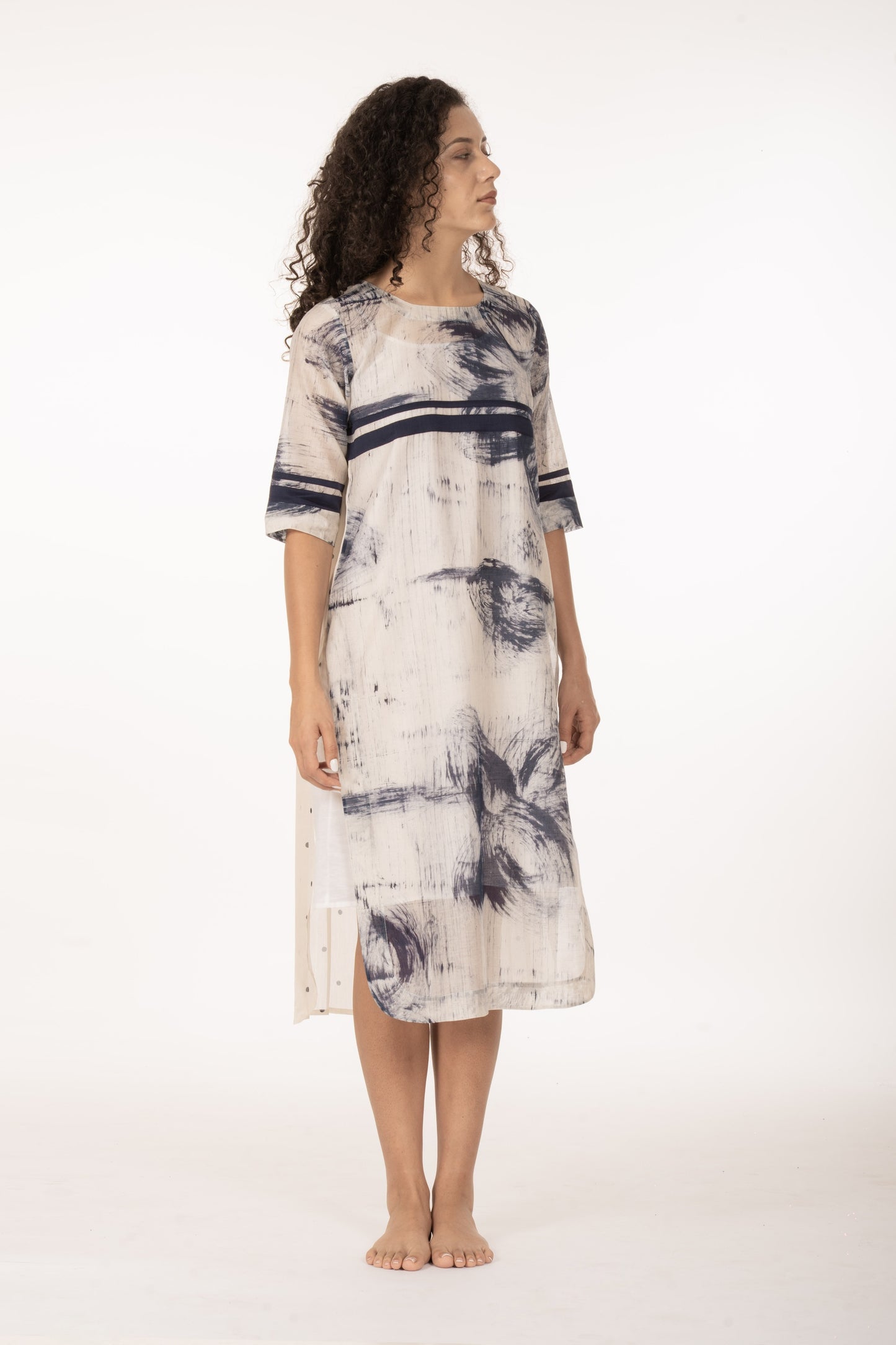 Indigo Bloom Kurta