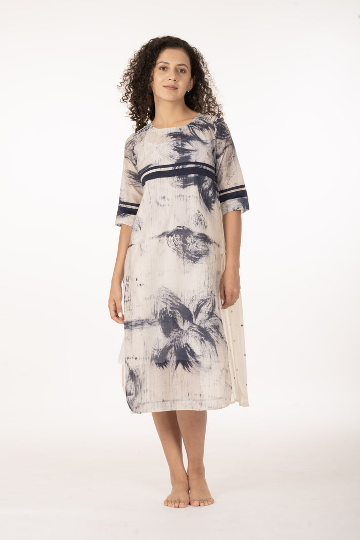 Indigo Bloom Kurta