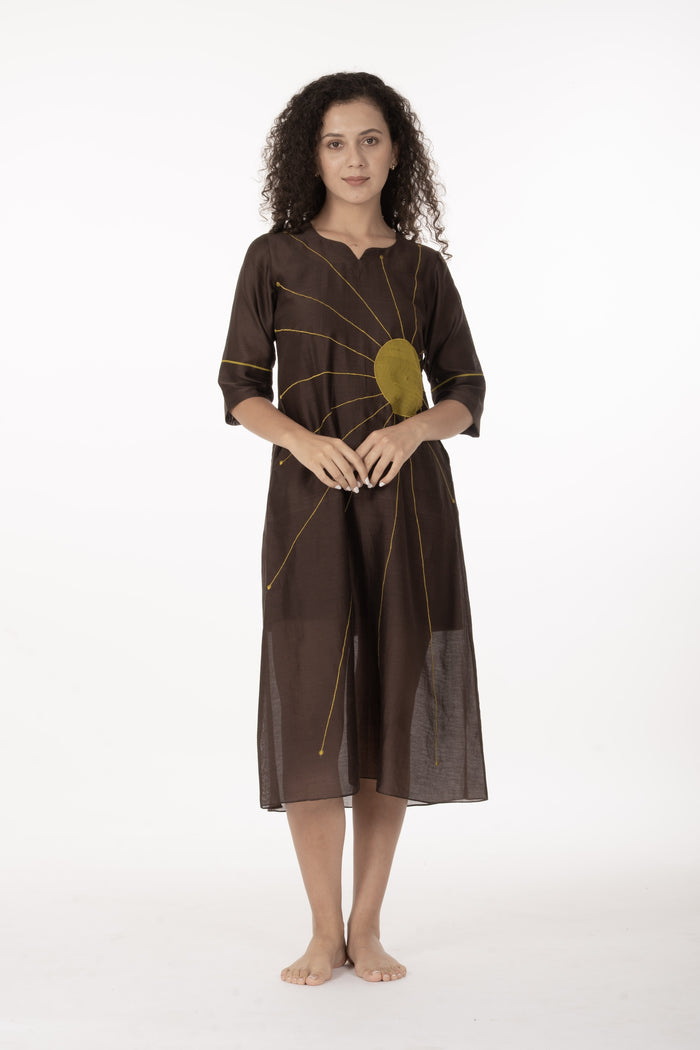 Cocoa Thread Art Dress