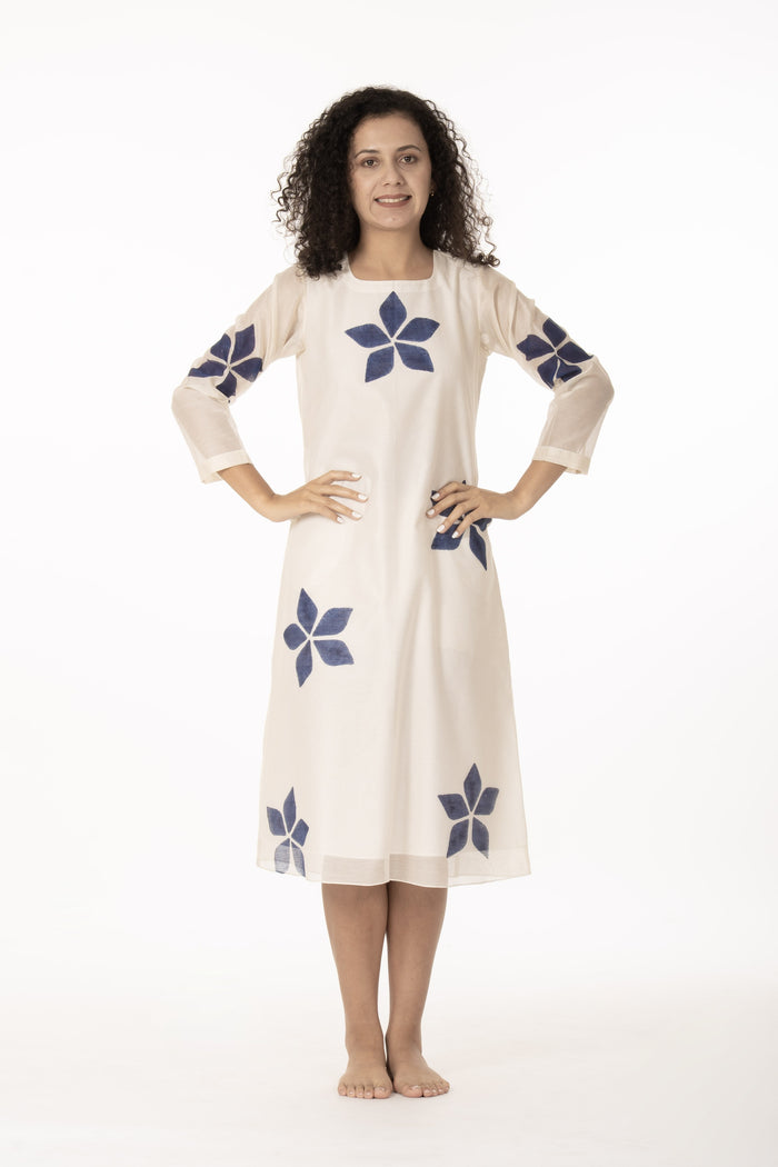 Blue Bloom Kurta