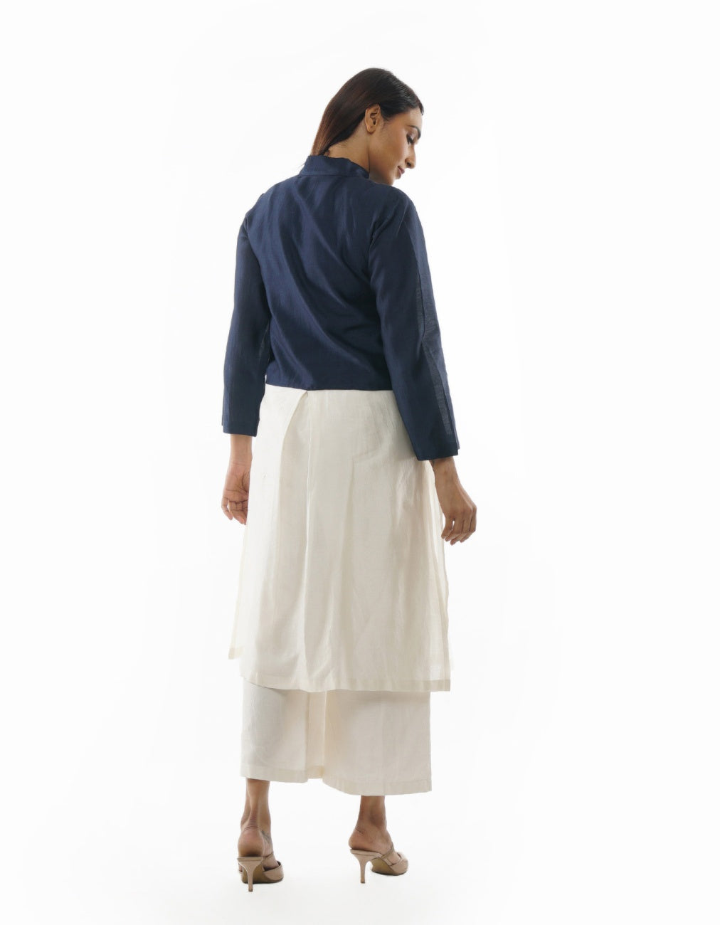 Dark Nany Blue Box Dress Co-Ord