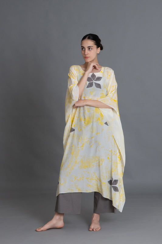 Crezia Silk Kaftan Co-ord