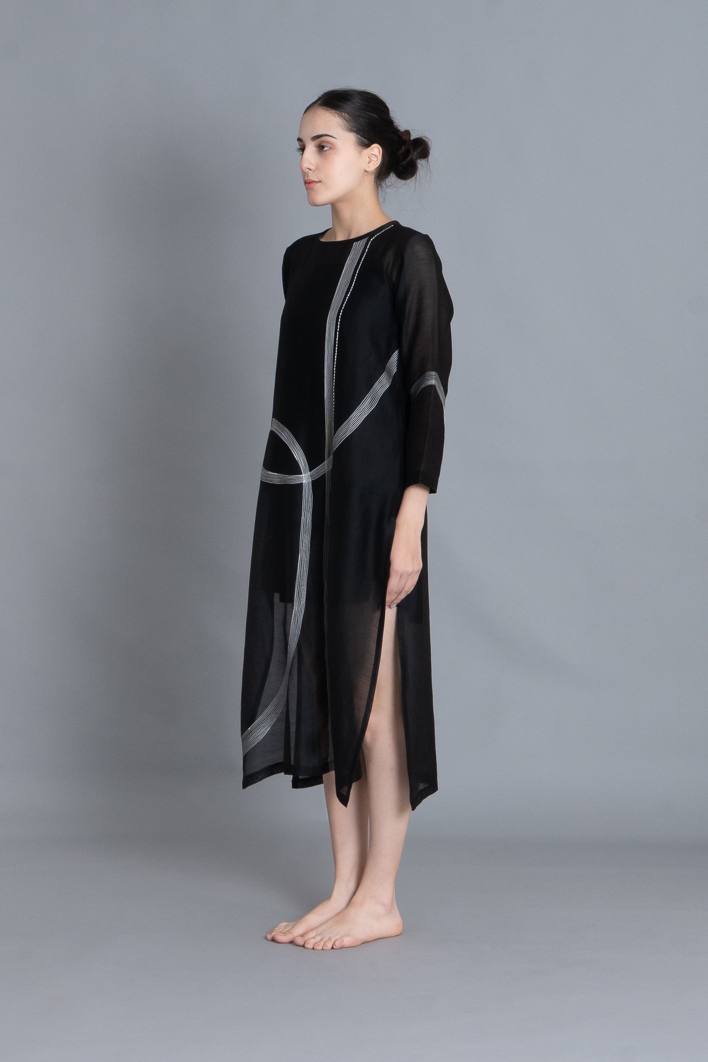 Khat Pantone Embroidered Dress