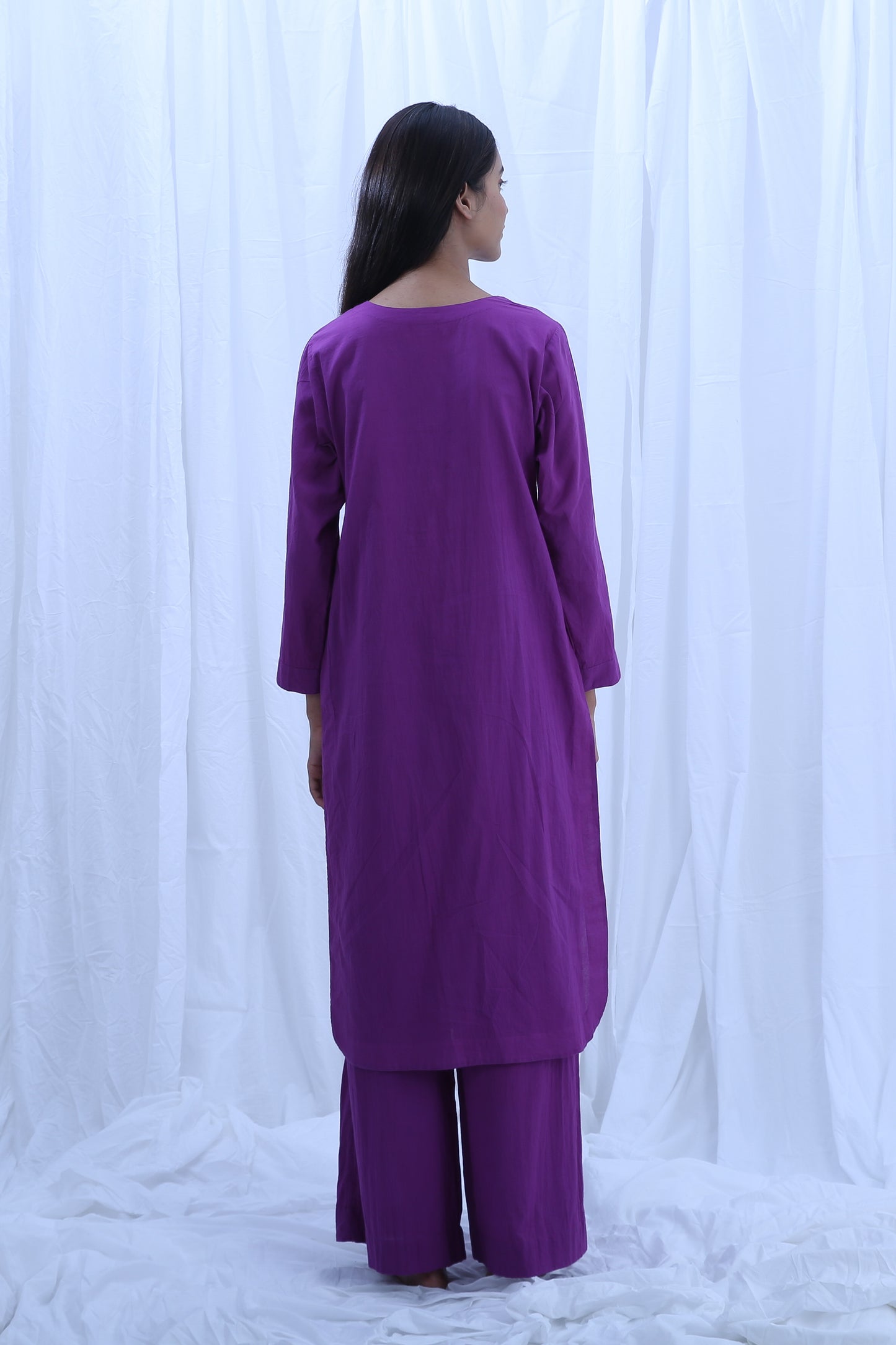 Purple Kurta Co-ord