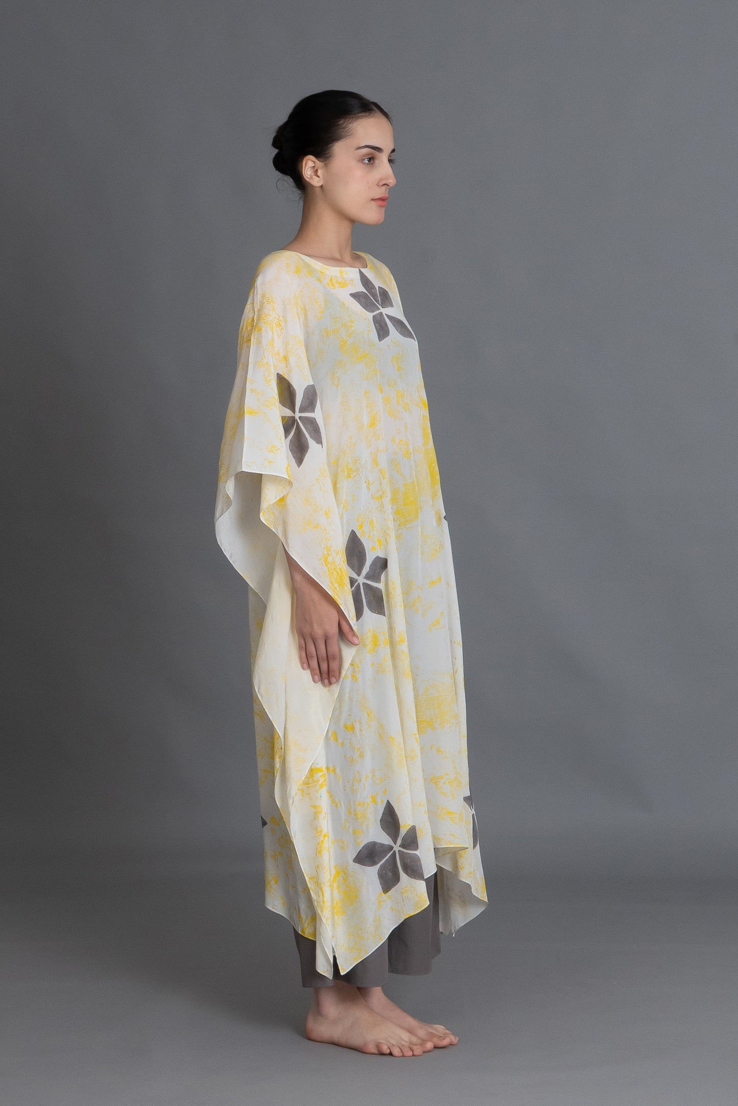 Crezia Silk Kaftan Co-ord