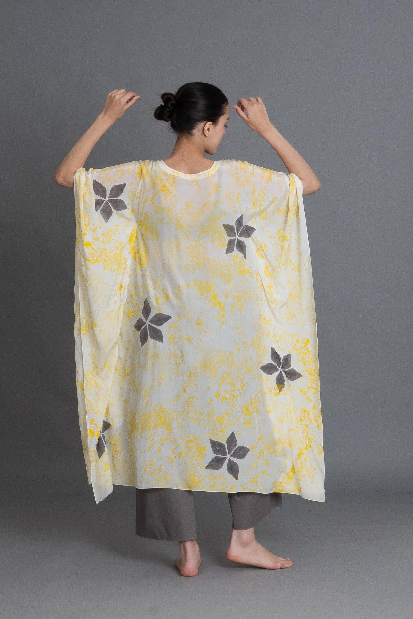 Crezia Silk Kaftan Co-ord