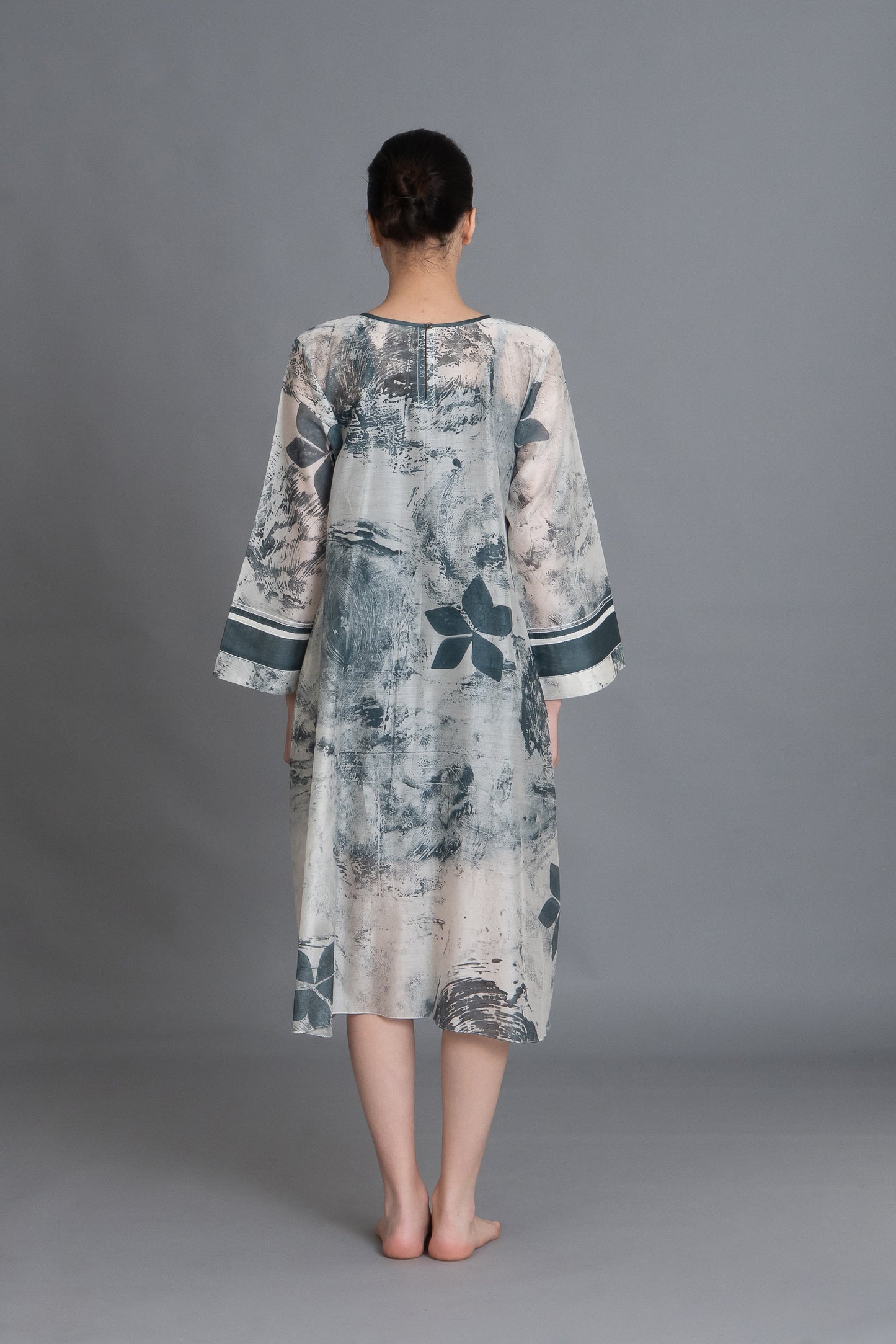 Mint Texture Print Dress