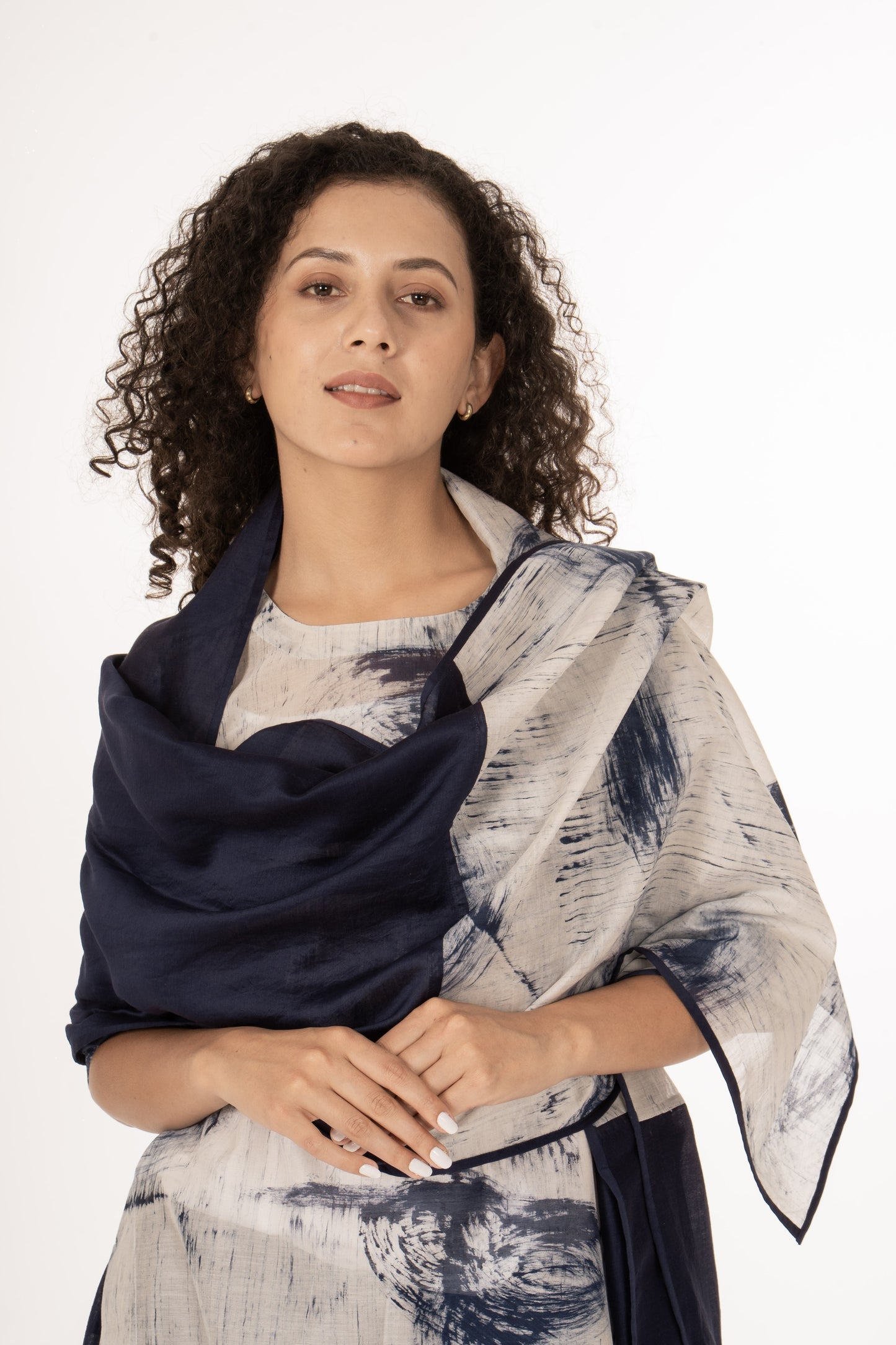 Indigo Bloom Kurta Set Co-ord