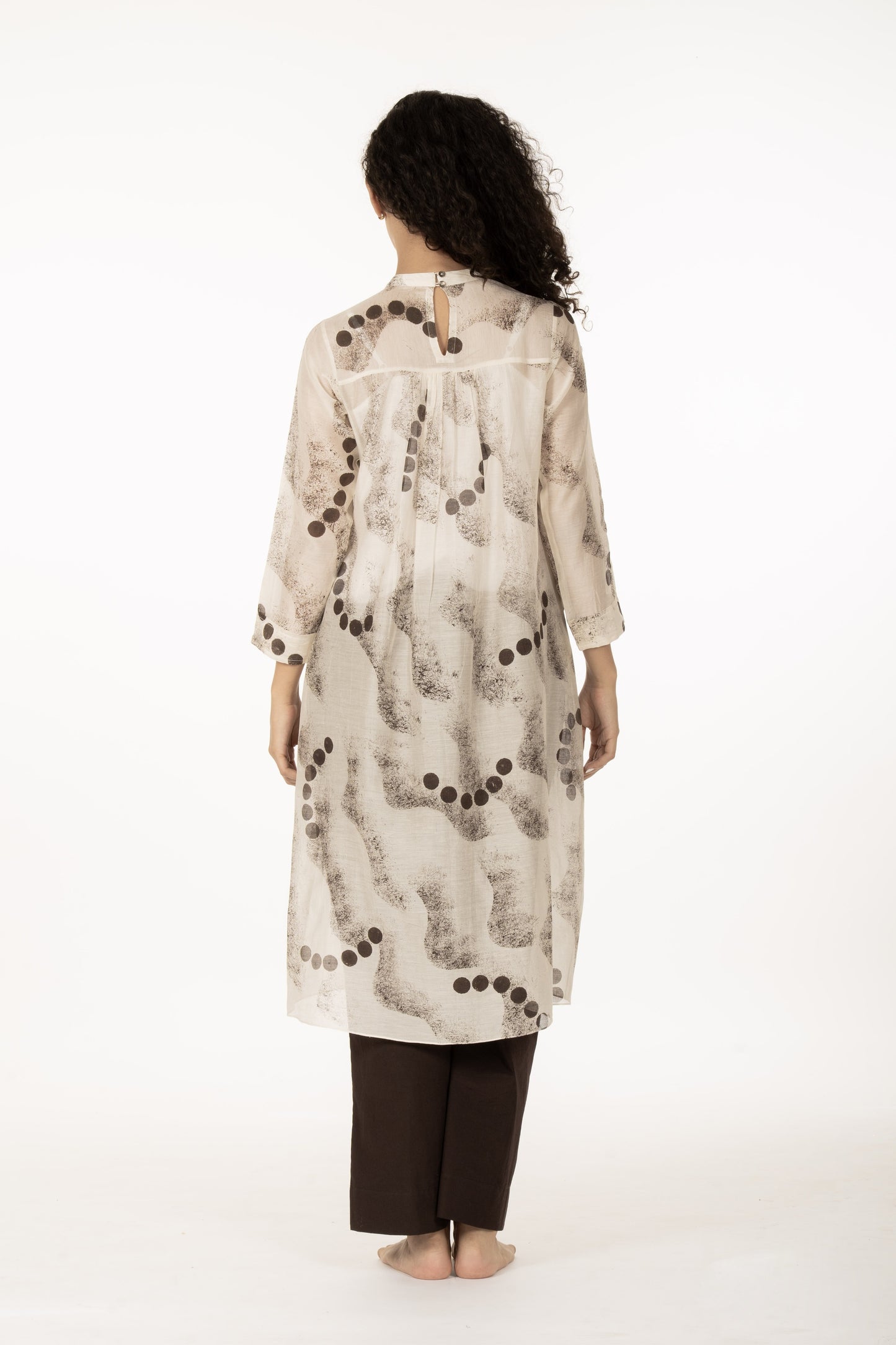 Ivory Mist Dress with Bottom