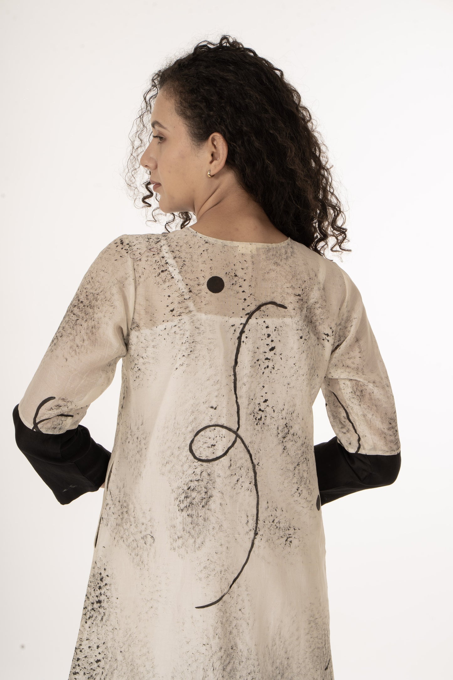 Ivory Shadow Dress