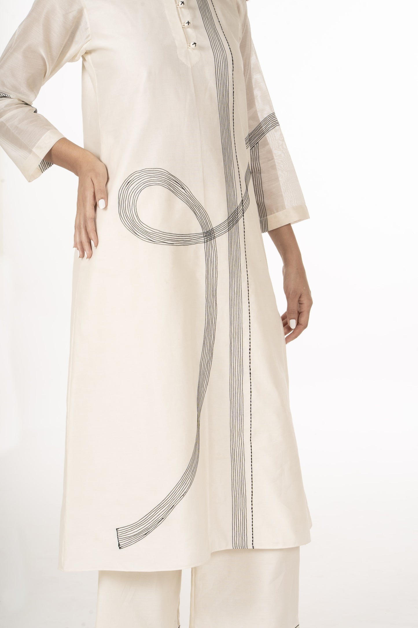 Khat Ivory Dress Co-ord