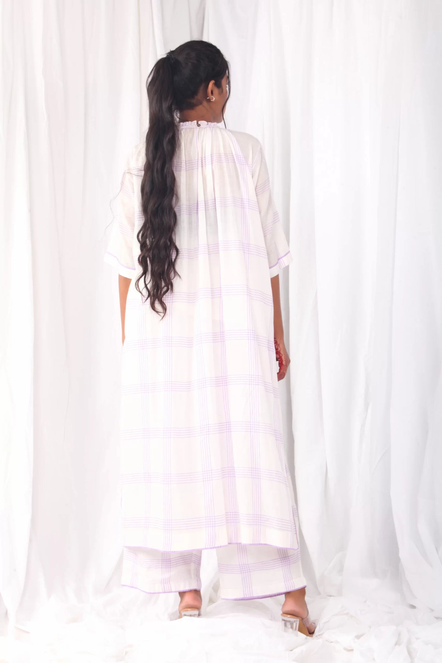 Big check Tunic Dress