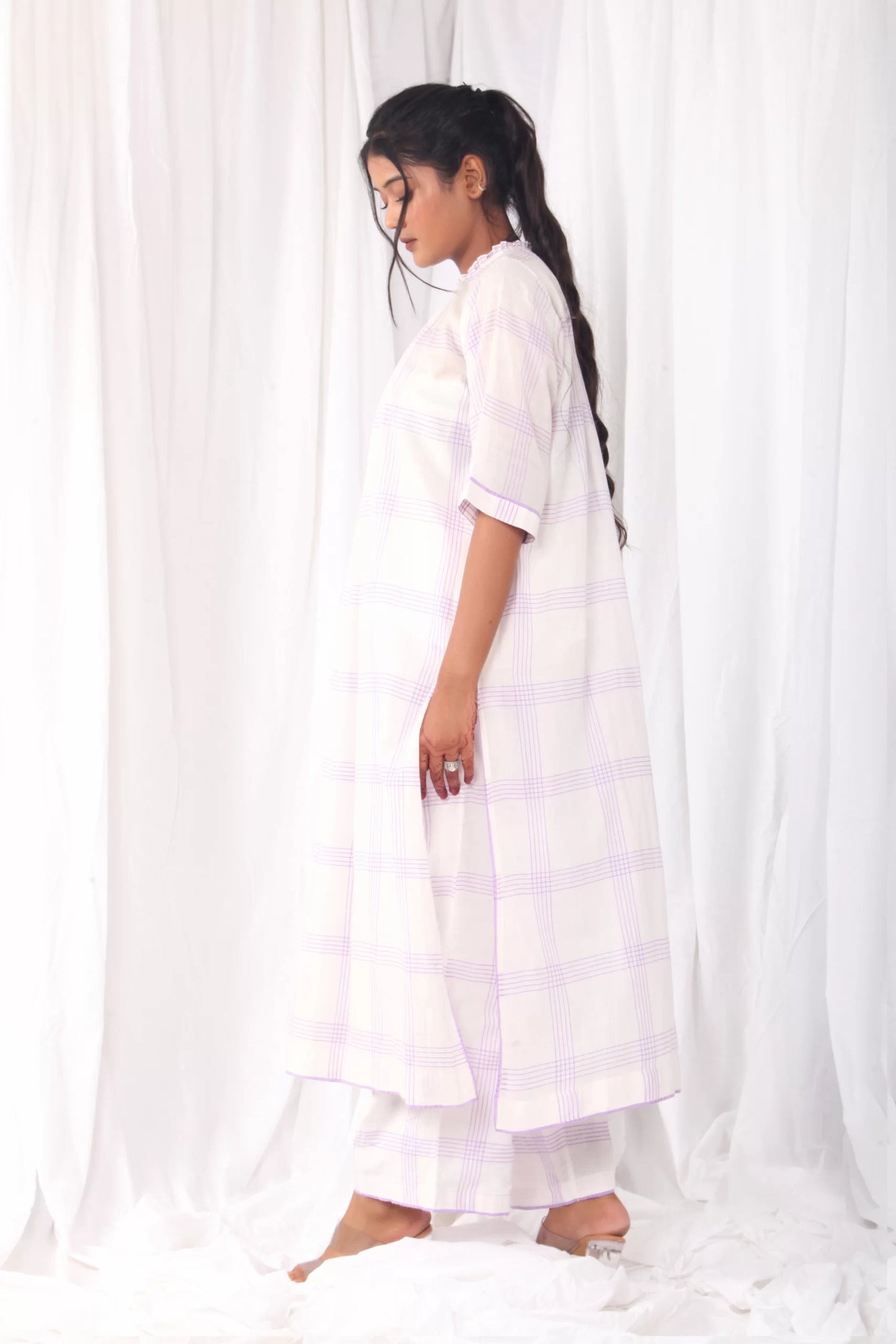 Big check Tunic Dress